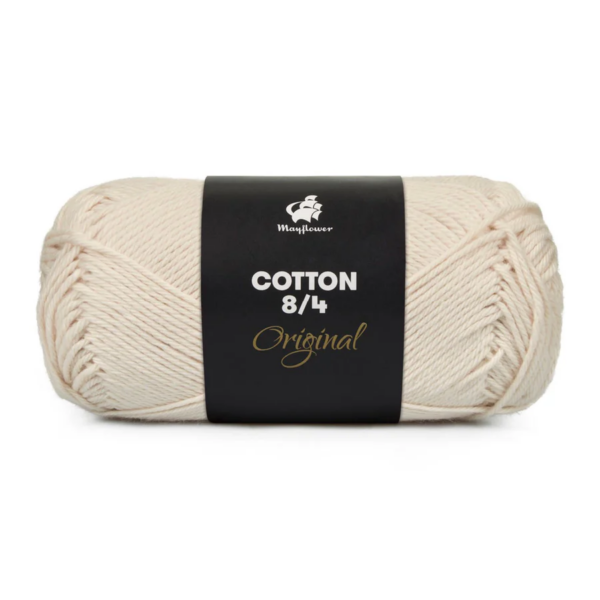 Mayflower Cotton 8/4, Råhvid