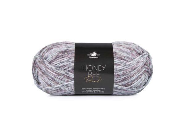 Mayflower HoneyBee Print, Vintergrå