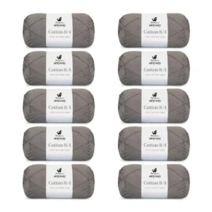 ANYDAY Cotton 8/4, 10 pk., Granit