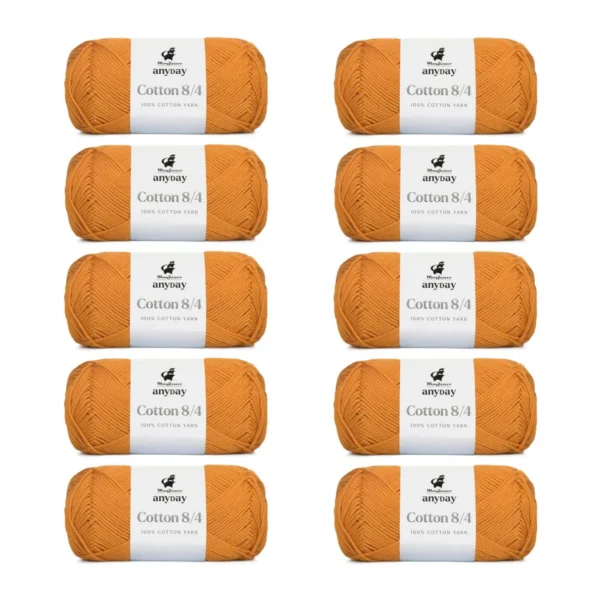 ANYDAY Cotton 8/4, 10 pk., Karry