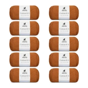 ANYDAY Cotton 8/4, 10 pk., Rust