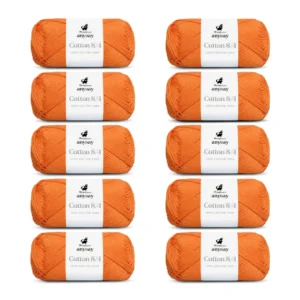 ANYDAY Cotton 8/4, 10 pk., Orange