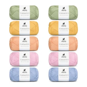 ANYDAY Cotton 8/4 Colorbag 7, 10-pak