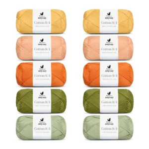 ANYDAY Cotton 8/4 Colorbag 10, 10-pak