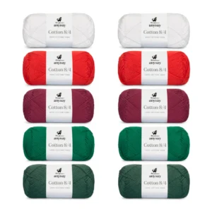 ANYDAY Cotton 8/4 Colorbag 12, 10-pak