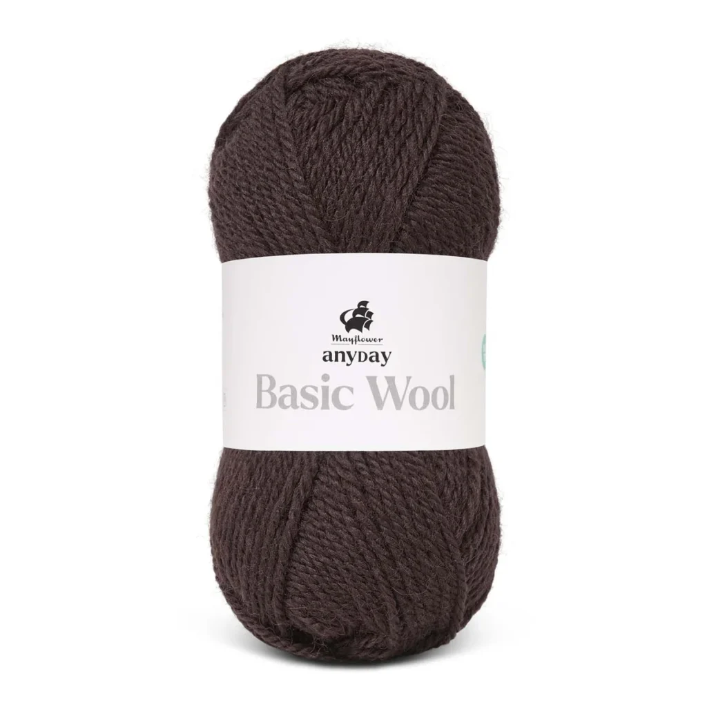 Mayflower Anyday Basic Wool, Chokolade