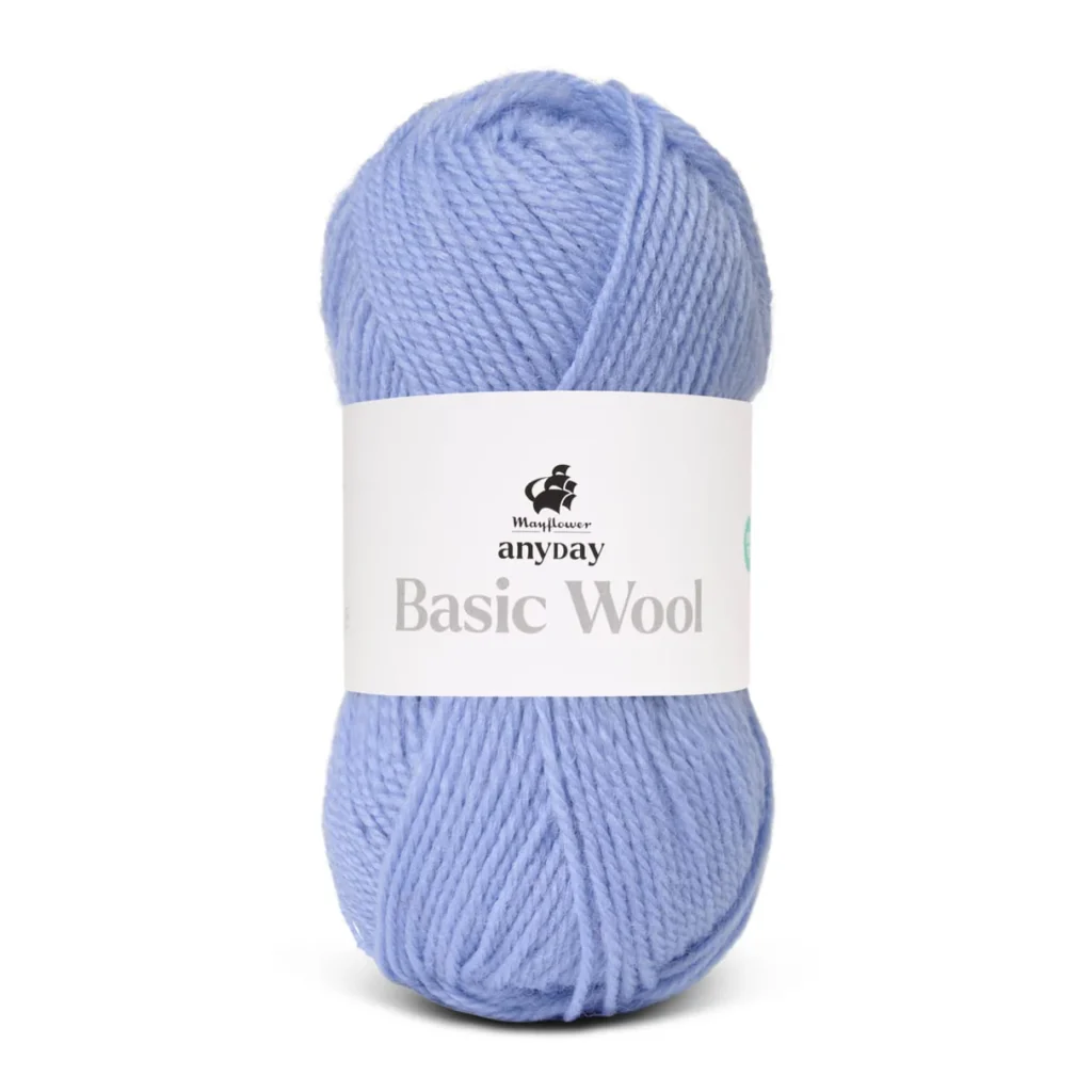 Mayflower Anyday Basic Wool, Pastelblå