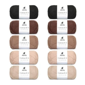 ANYDAY Cotton 8/4 Colorbag 1, 10-pak