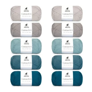 ANYDAY Cotton 8/4 Colorbag 6, 10-pak