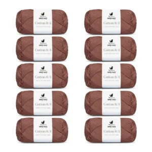 ANYDAY Cotton 8/4, 10 pk., Cappuccino