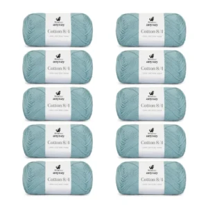ANYDAY Cotton 8/4, 10 pk., Lyseblå