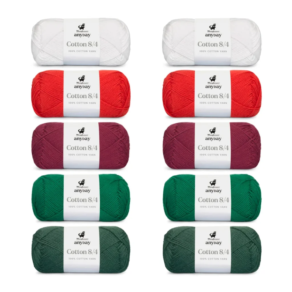 ANYDAY Cotton 8/4 Colorbag 12, 10-pak