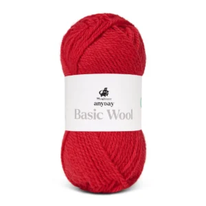 Mayflower Anyday Basic Wool, Rød
