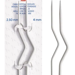 Pony snoningsnåle 2,50/4,00mm aluminium 60610