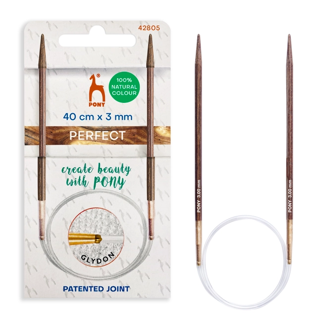 Pony perfect rundpind 40cm 3,00 træ 42805